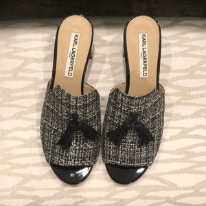 NEVER WORN KARL LAGERFELD MULES